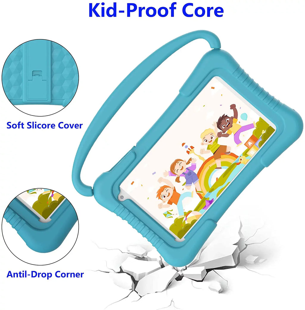 Dual Parental Tablet 32G Camera inch Kid-Proof for 2GB Kids Tablet Educational with Tablets Kids Games RAM Software Tablet Android Kids Toddler 7 Control, 11 Netflix. Pre-Installed YouTube WiFi Kids
