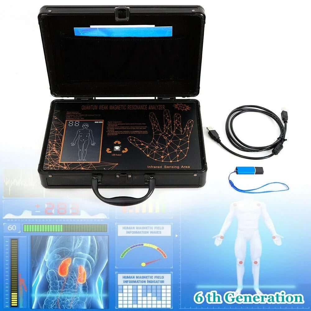 4.7.0 Body Touch Black Hand Analyzer TOOL1SHOoo Resonance Analyzer Quantum Body 6TH Health Magnetic
