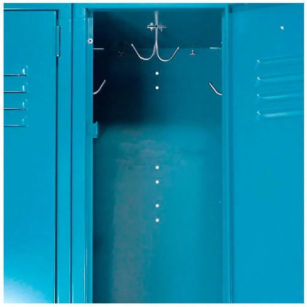 x to Ready Assemble 36 x Global 652079BL Paramount in. Tier Double Locker, 6 12 18 Blue Door