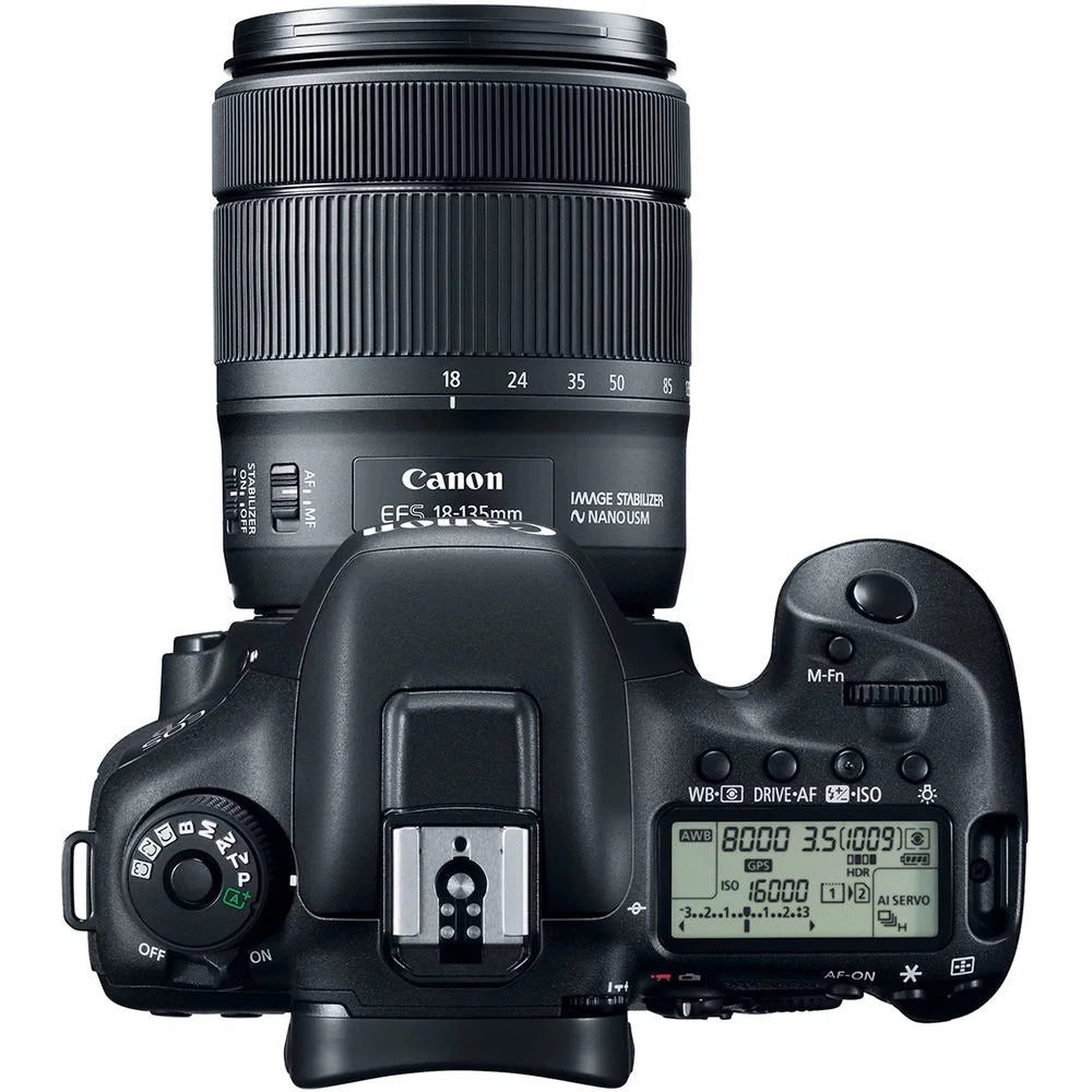 Camera II f/3.5-5.6 More 18-135mm Mark + EOS W-E1 & USM Lens IS Canon DSLR 7D W/