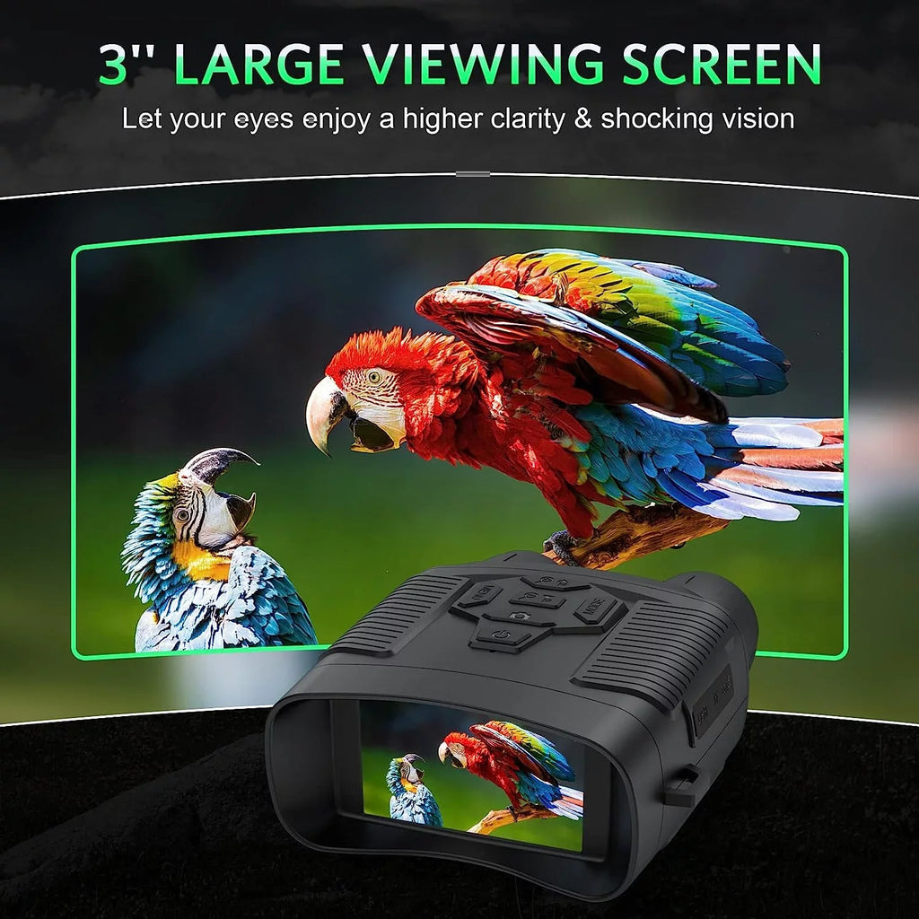 Zoom Card Videos Goggles Binoculars NVI-800 and SD with 24MP/1080P Vision at for Night 6x Pictures Night Hunting Taking 32GB Night SuntekCam and Suitable Vision