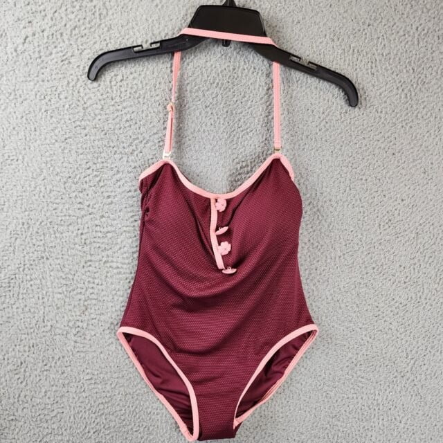 Large Swimsuit, Kate Spade Pique New Convertible One-Piece US PURPLE York