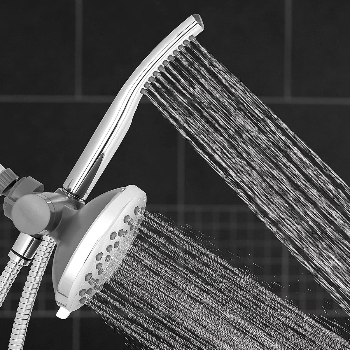 Spa Waterpik Chrome, Massage, XIB-633E-SBX-183ME PowerPulse Shower Combo PowerWand with