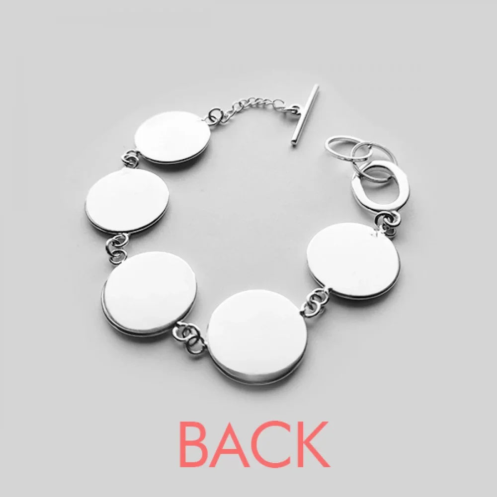Chain Outline Deep Charm Pattern Jewelry Bracelet Cars Red Bangle Classic