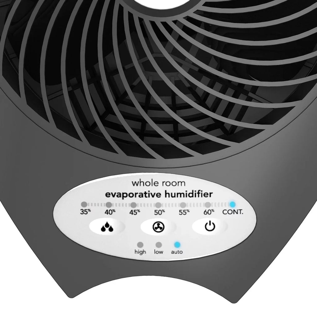 Whole ft 700 Room Vornado Humidifier, Coverage, Black Evap3 sq Evaporative