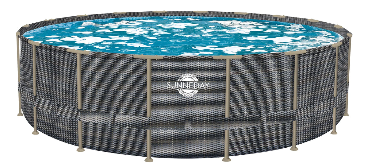 Sunneday ft. 52 Rattan Soft-sided Oasis Round x 18 in.