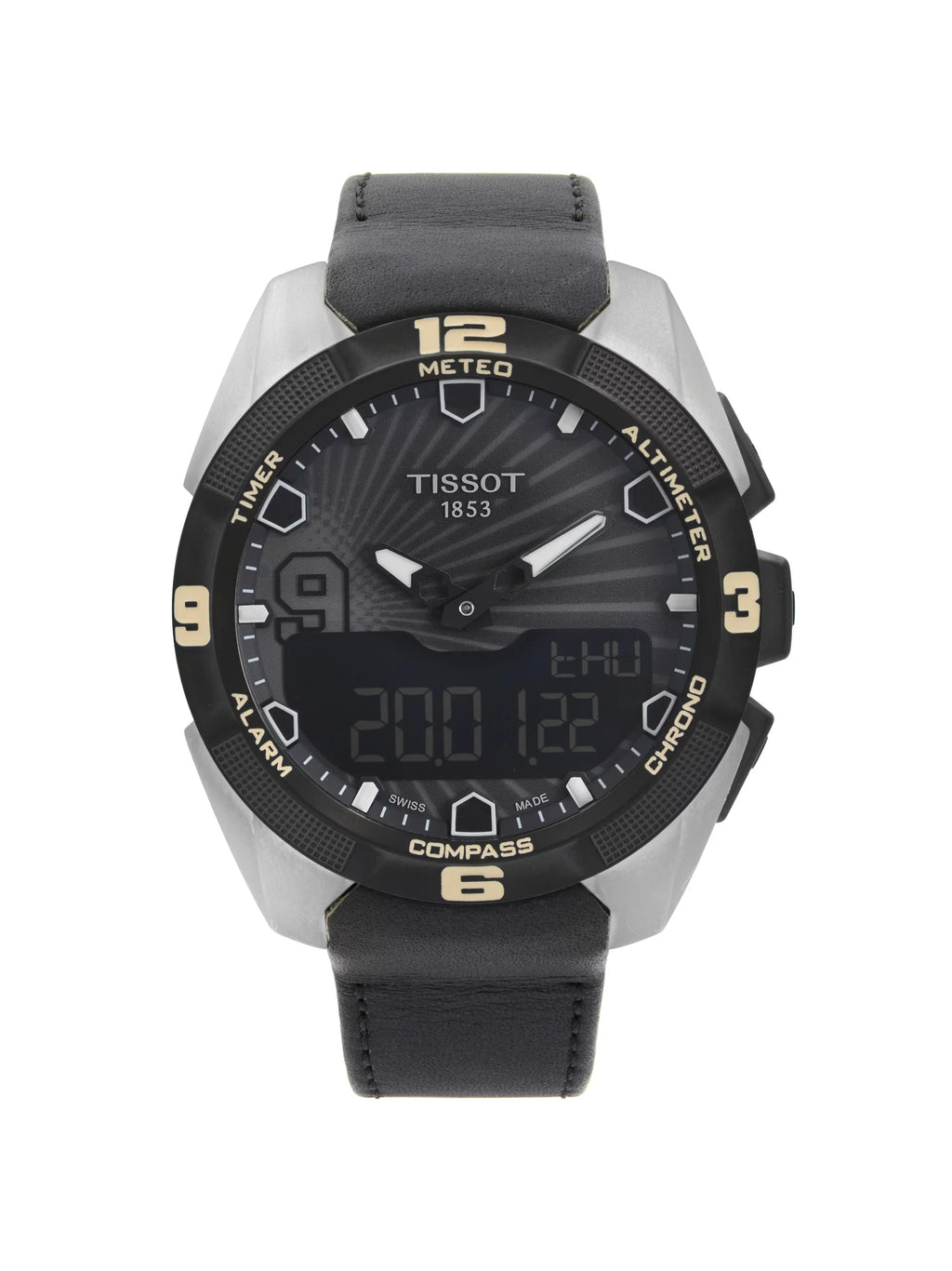 Tony T091.420.46.061.00 Watch Tissot Men Parker Expert T-Touch Solar Black Dial