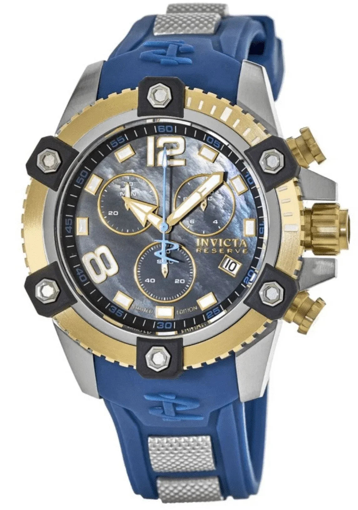 Men's Chronograph Black Edition 16/20807 48mm Watch Limited Cruiseline Invicta Quartz Dial Cruiseline Swiss