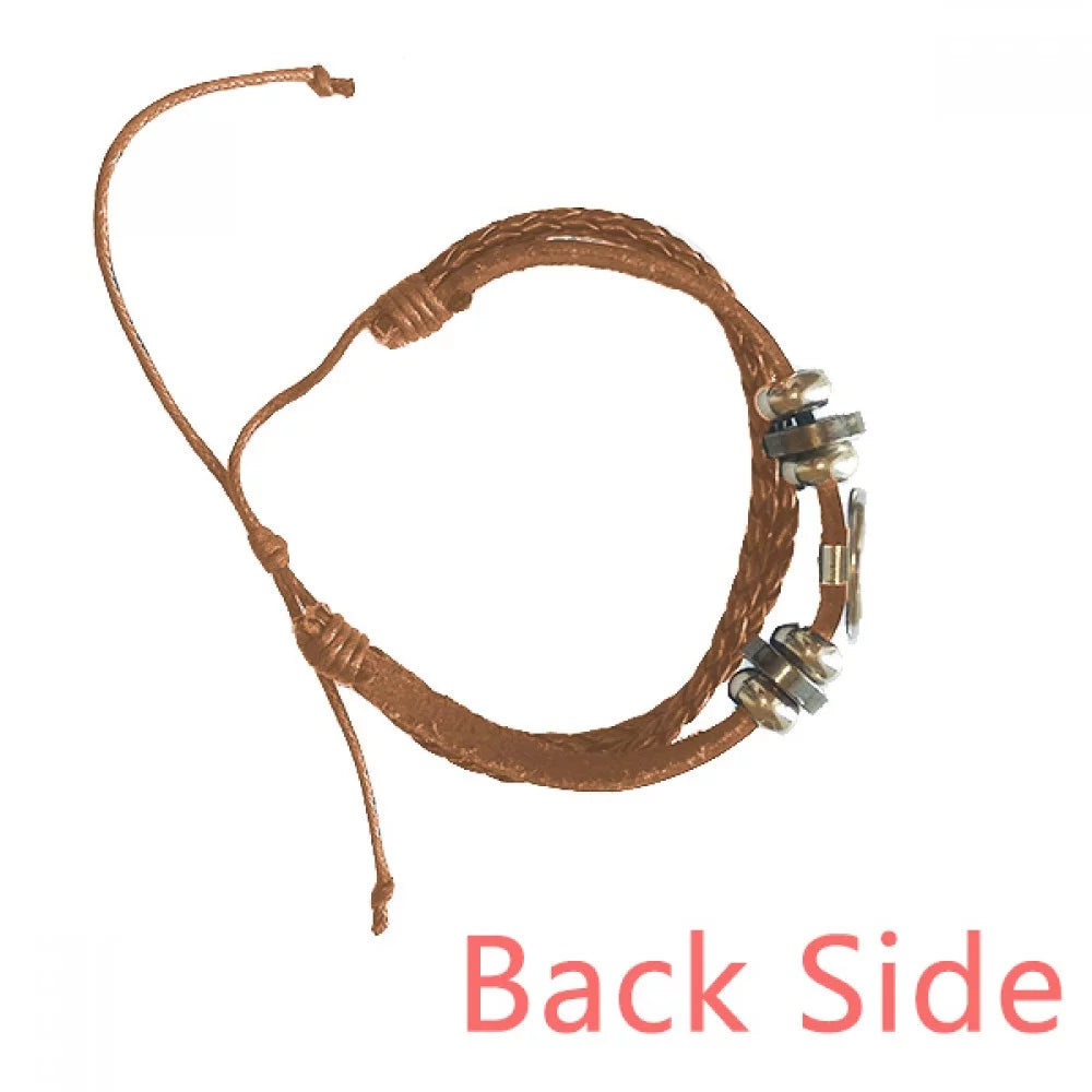 Colourful Wristband Park Amusement Bracelet Facilities Jewelry Pattern Leather Ornament