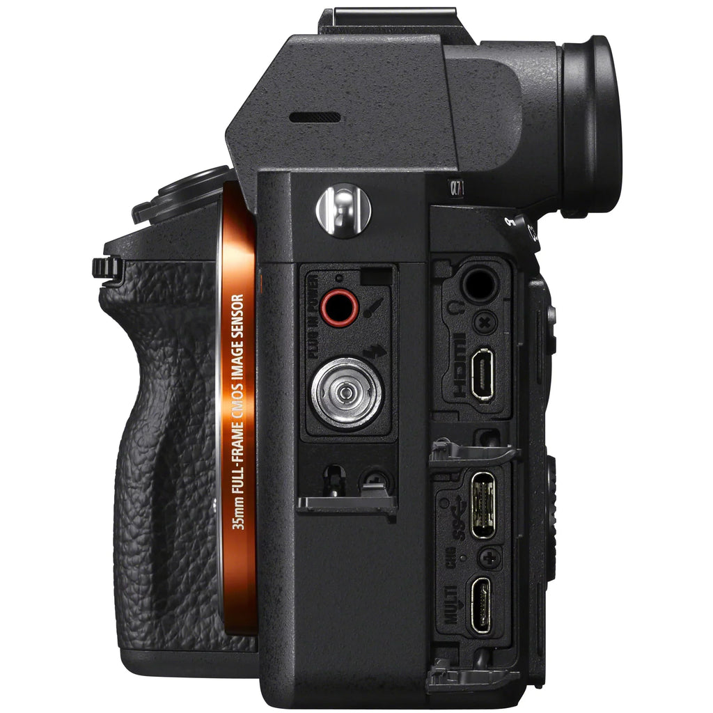 Frame 64GB Camera F3.5-5.6 Gear 28-70mm + a7 Body OSS Content Lens Charger Battery Backpack III + Double Photography Creator External Kit with Full ILCE-7M3K/B Deco Bundle Mirrorless with Card