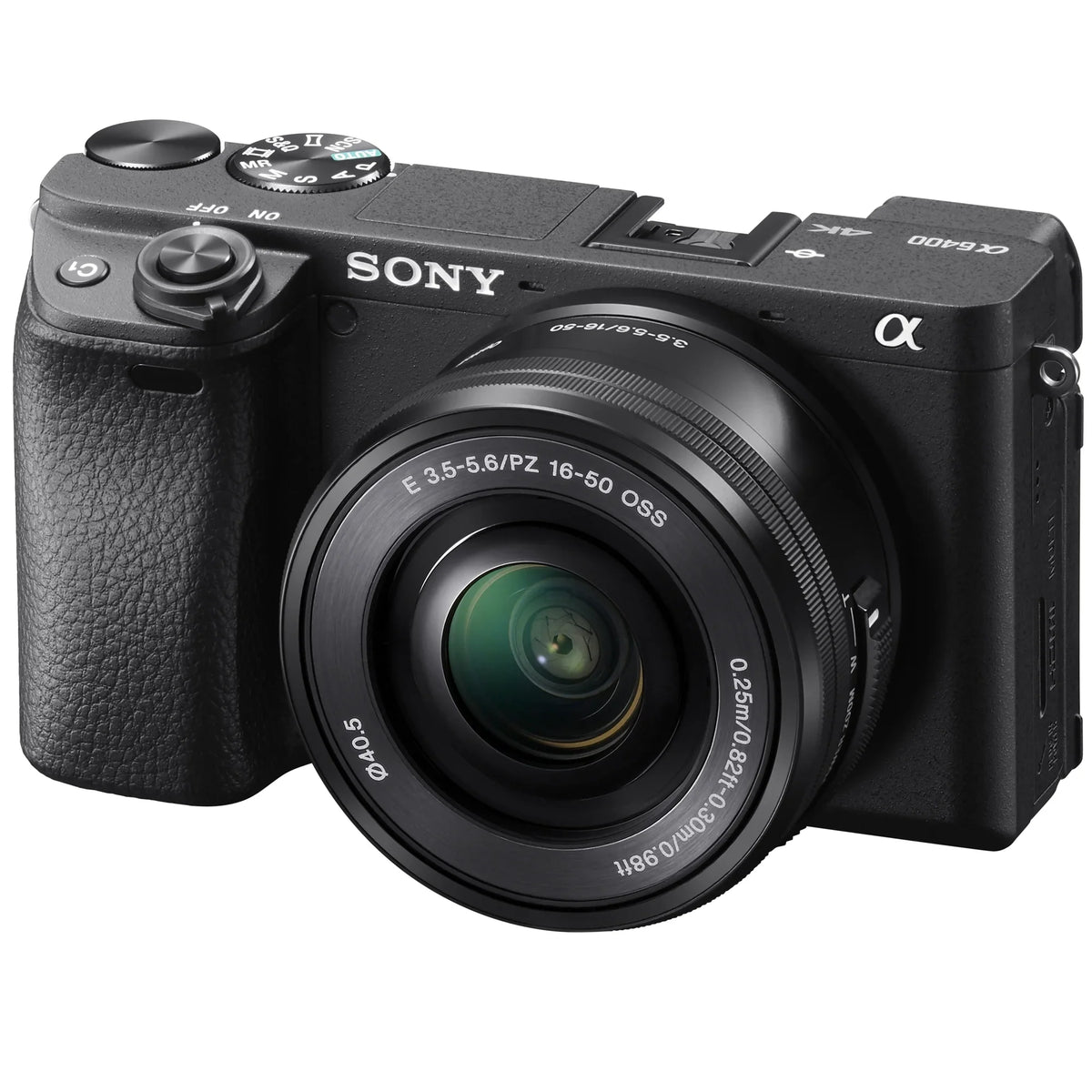 Card, Mirrorless ILCE-6400L Lens Bundle Editing and 16-50mm with Battery Camera 64GB APS-C Kit Video a6400 Interchangeable-Lens with Photo 40.5mm and Camera Suite, Memory Filter Bag, Camera