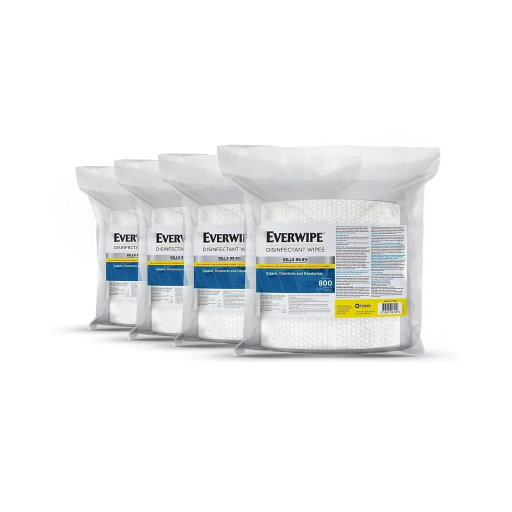Wipes/Container Everwipe 4/Carton Lemon plus Disinfecting Refill 800 Wipes (10100) Scent