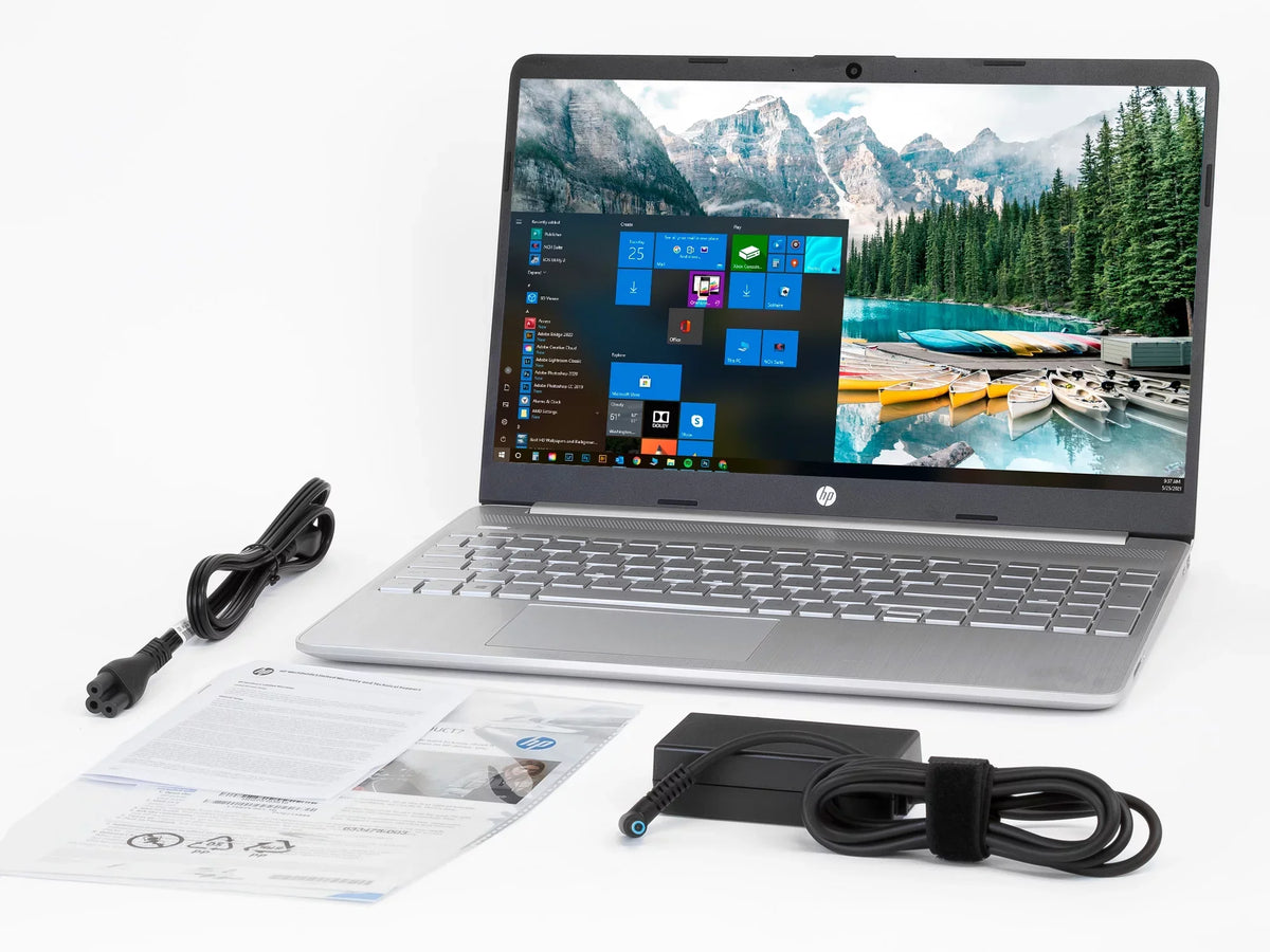 15.6" RAM, S 3.70GHz, Home 15 Laptop, 512GB i3-1125G4 SSD, HP 10 Windows HD Core Bluetooth, 32GB Display, Wi-Fi, HDMI,