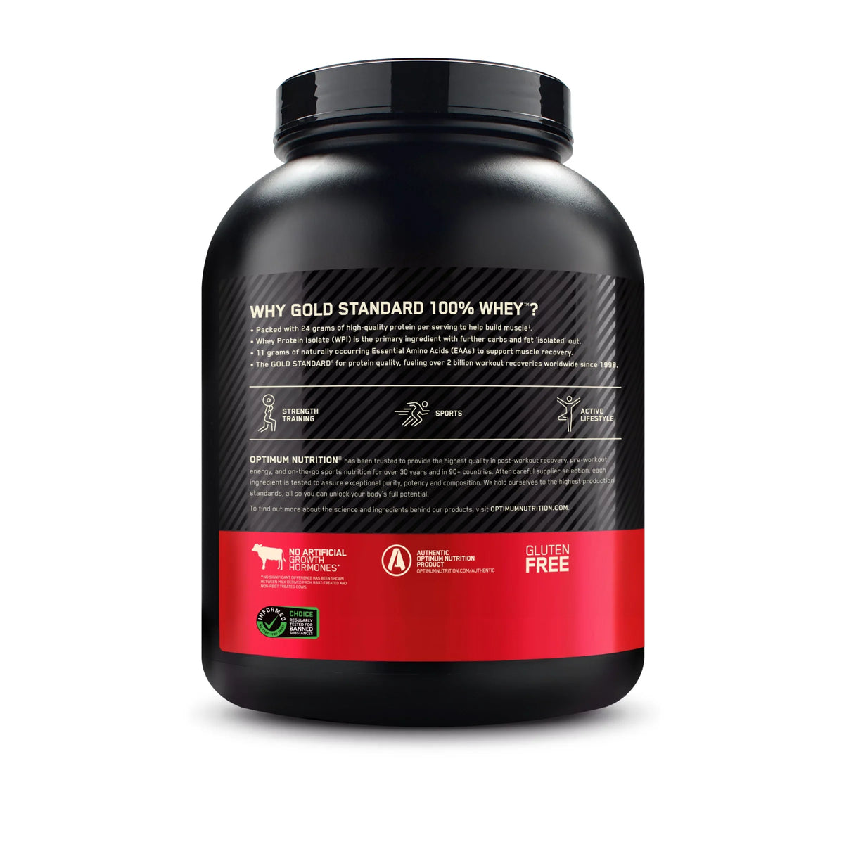 Standard Nutrition, Optimum 5 71 Chocolate, Powder, 100% Gold Extreme Milk Whey Protein Servings lb,