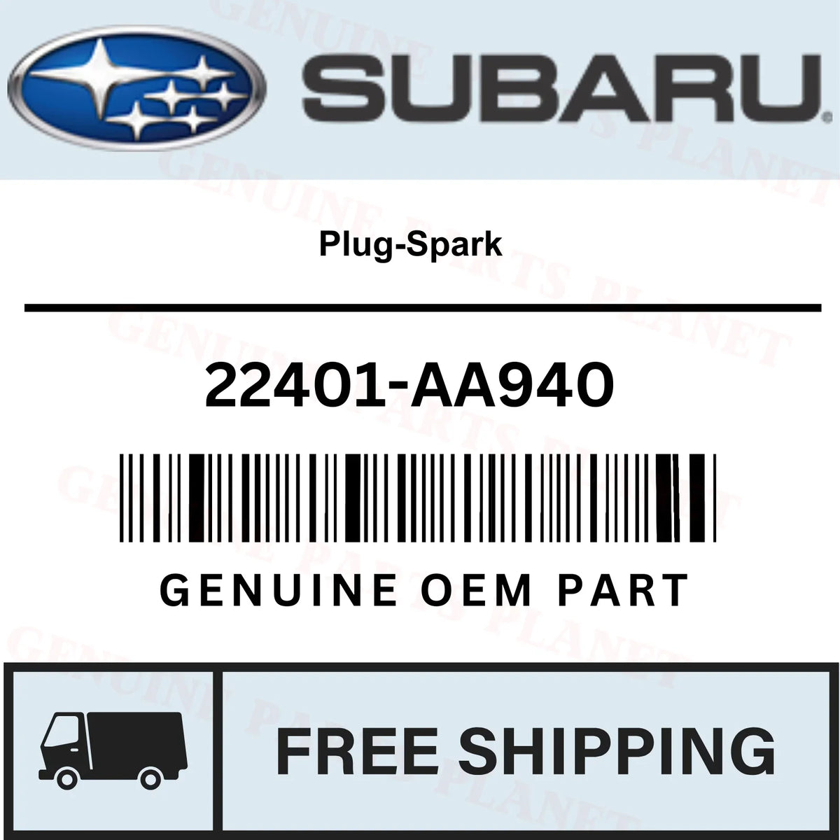 '- SUBARU OEM 22401-AA940 2019-2021 GENUINE Plug-Spark