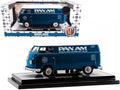 Top Edition White Turquoise 1960 M2 7000 Worldwide to pieces Van Delivery Diecast Machines with Limited by 1/24 Pan Am Model Volkswagen