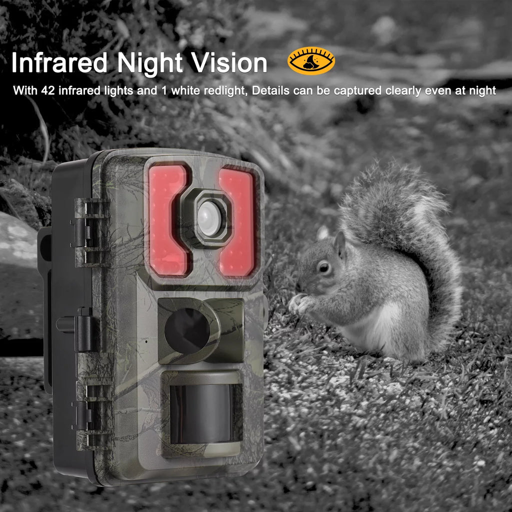 GoolRC Activated Motion 4K 2.0 Trail PIR TFT 16MP Inch Infrared Sensors Color Waterproof with Time Screen IP66 Trigger Tracking 0.5s Supports Wildlife