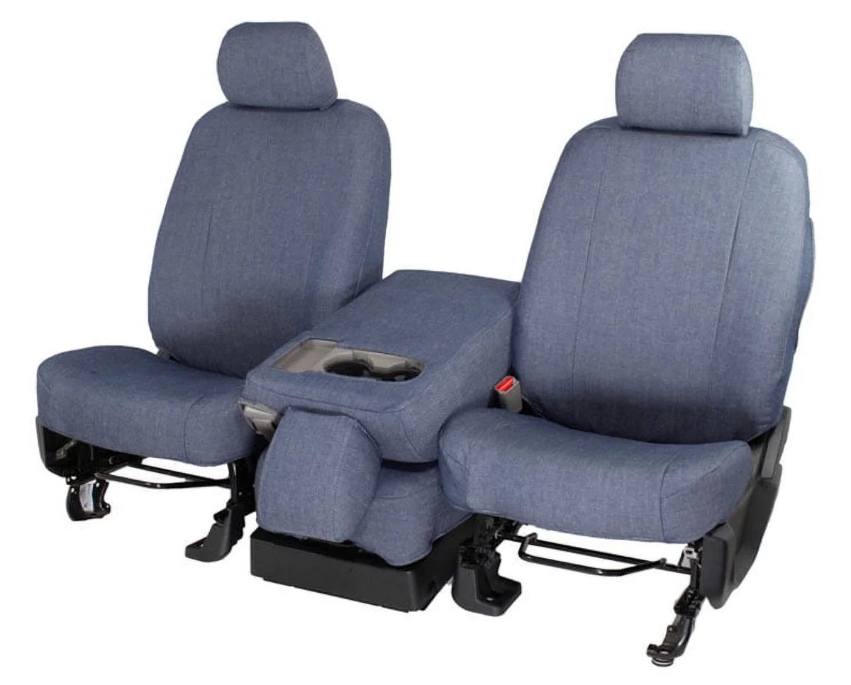 Sorento and 2016-2019 Seat Kia CalTrend Center Covers KA122-04DN Insert - Blue Trim Smart for Denim