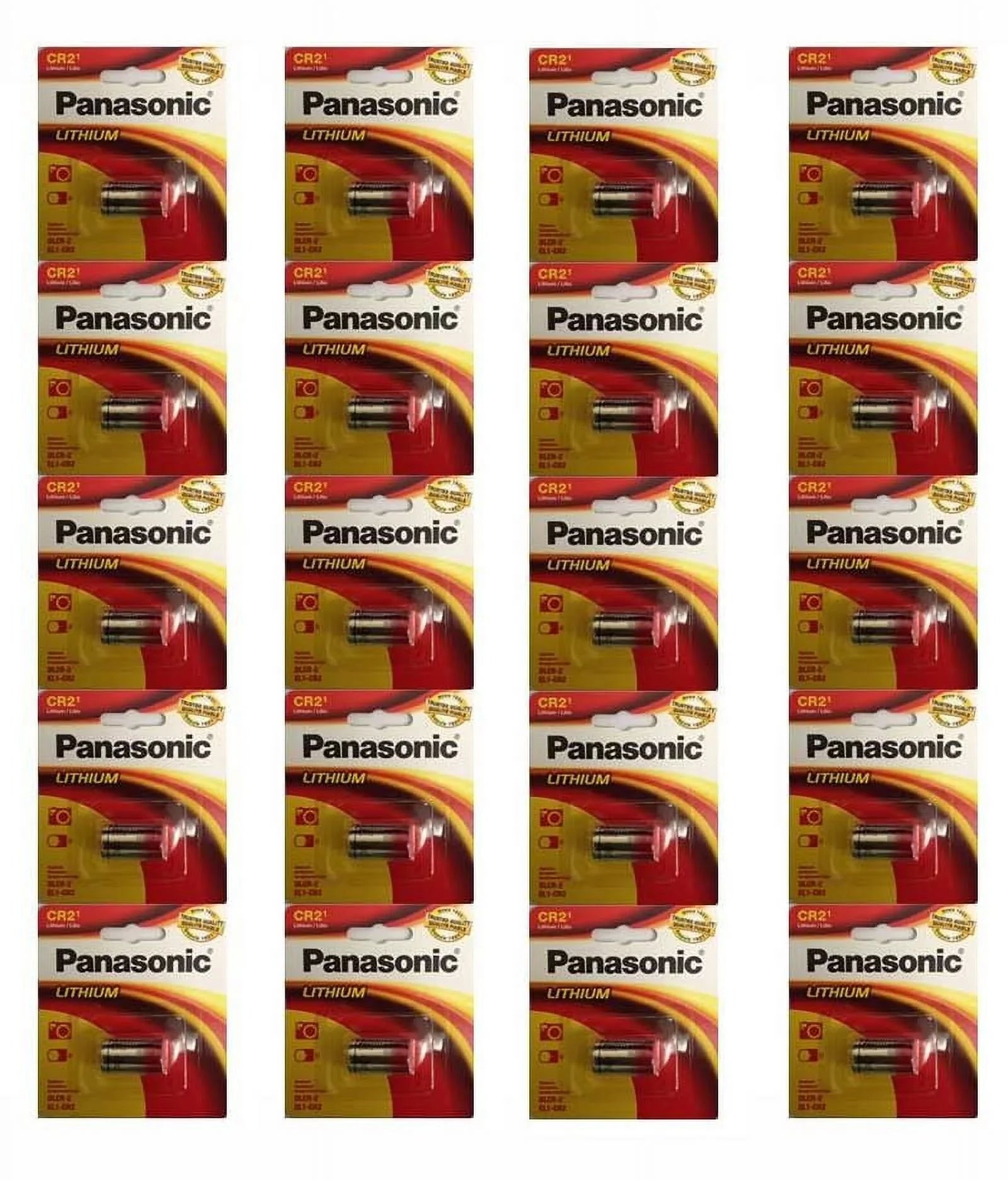RETAIL PACKAGING Battery, Pcs Panasonic 3V 20 Lithium CR-2