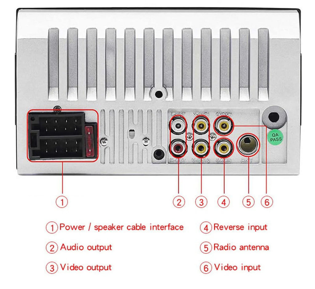 Bluetooth /TF Camera/ Mirror MP4 /FM Screen Car Audio with radio DIN /Video View HD Link /Car /USB 2 car Touch /AUX player Inch Stereo Rear MP5 7 Car