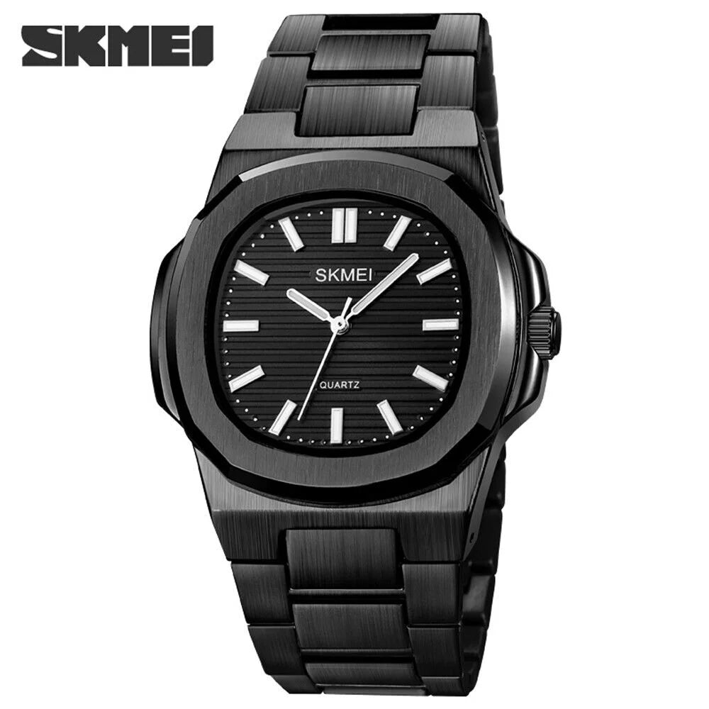 Men Wristwatch Male Luxury Gift Gold Quartz For Steel Business Watch