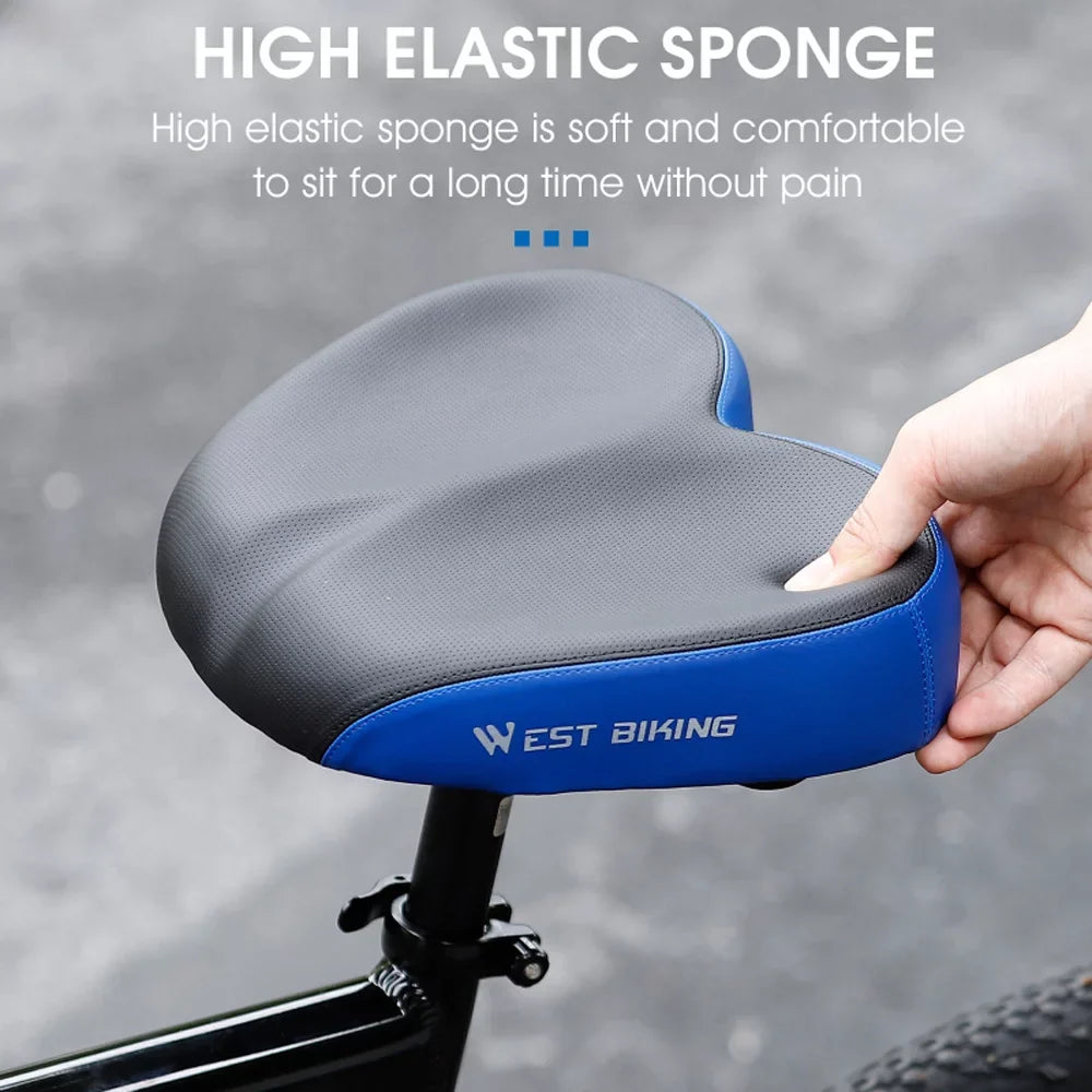 Shockproof for Comfortable Widen Cushion Replacement Aibecy Ergonomic Design Thicken Distance Bike Saddle Road Riding Long