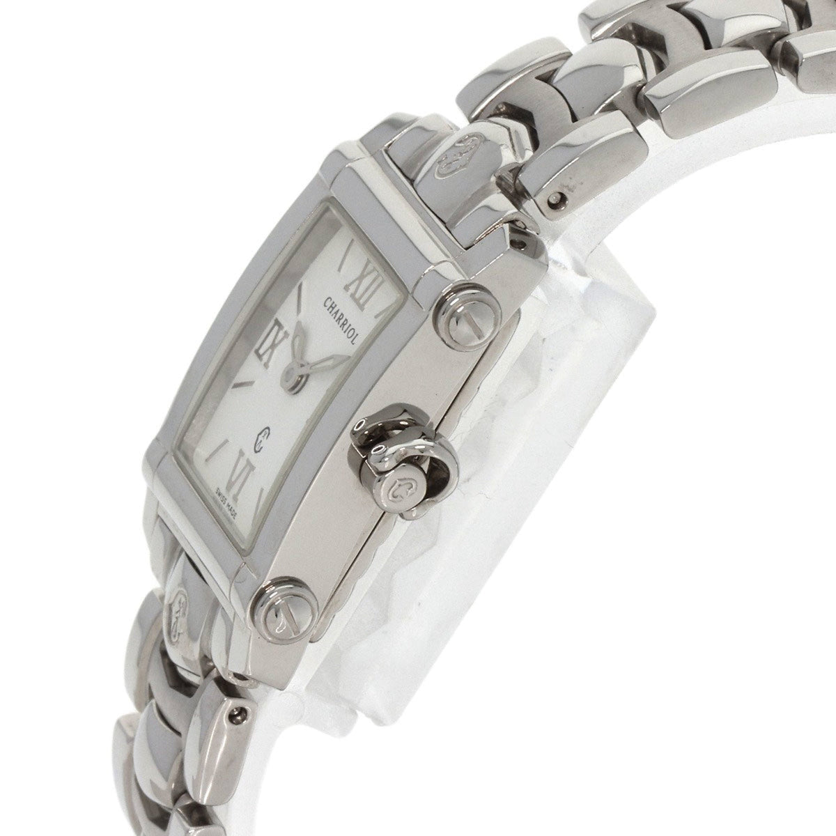 Pre-Owned Philippe (Good) PHILIPPE Charriol Ladies Columbus Steel/SS Watch Ref.9012911 Stainless CHARRIOL
