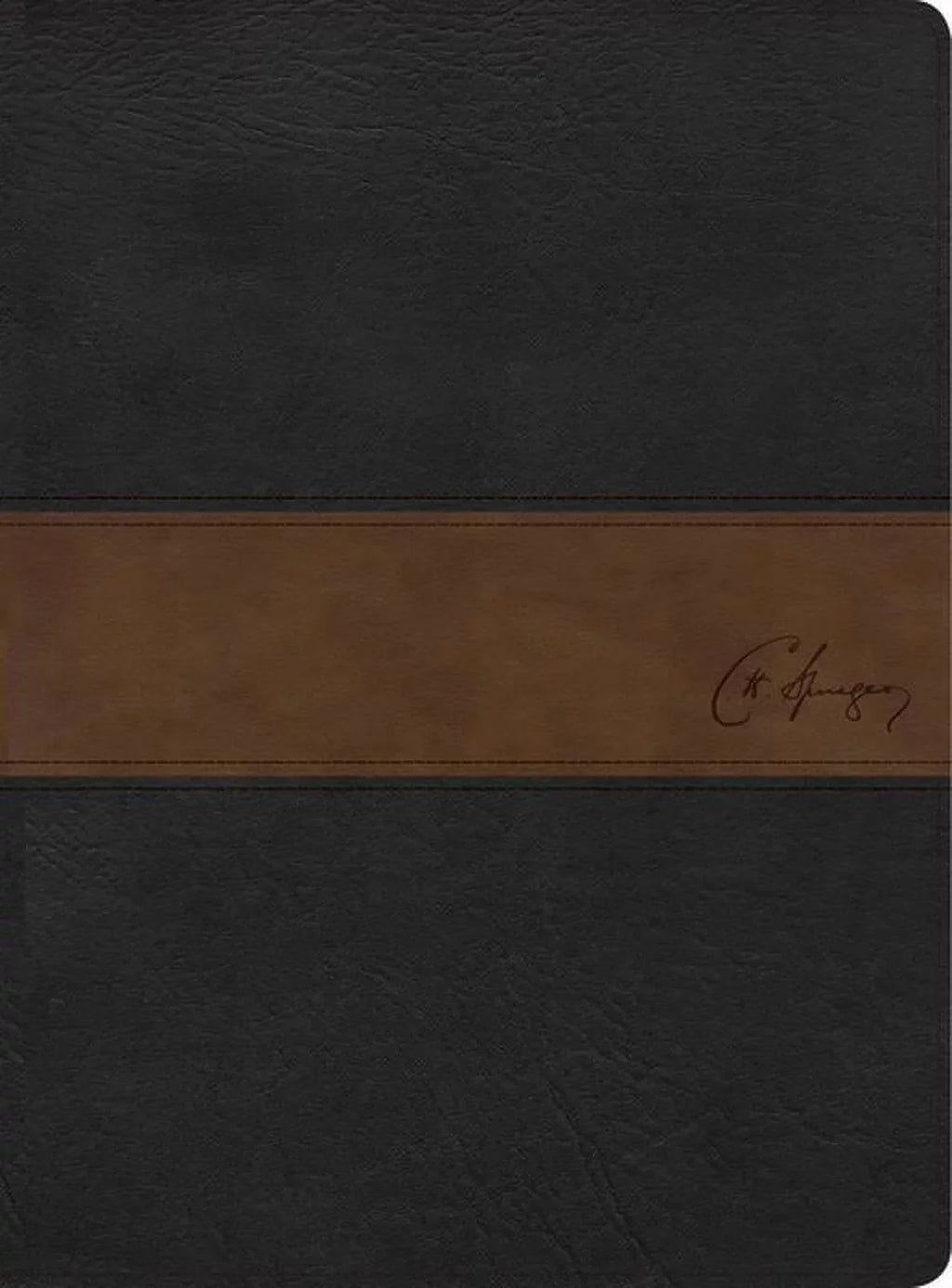 símil Spurgeon, negro/marrón 1960 (Hardcover) estudio de RVR piel Biblia