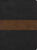 símil Spurgeon, negro/marrón 1960 (Hardcover) estudio de RVR piel Biblia