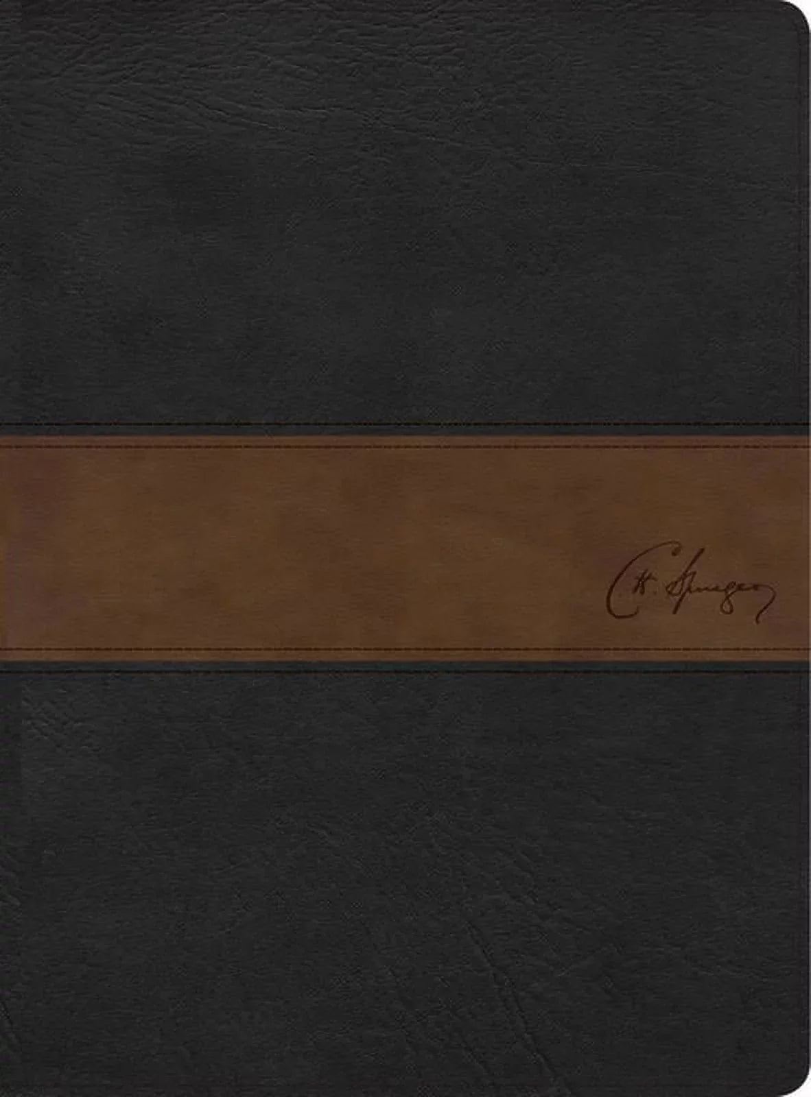 símil Spurgeon, negro/marrón 1960 (Hardcover) estudio de RVR piel Biblia