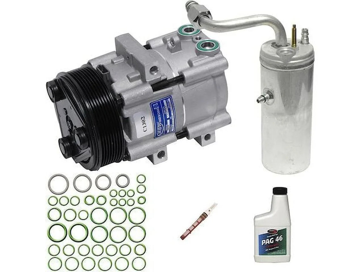 Compressor 2000 Compatible 2007 - 2004 - 2006 1999 A/C 2003 Duty Super 2005 Kit with 2001, F250 -