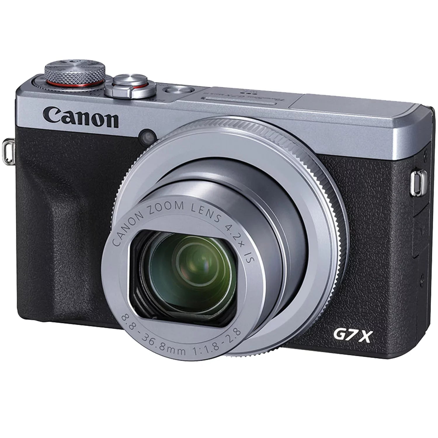 (Silver) Bundle + with Card + Tripod III ZeeTech Camera X Mark G7 Canon Pieces 64GB Professional 2 Digital SanDisk Case Memory + PowerShot