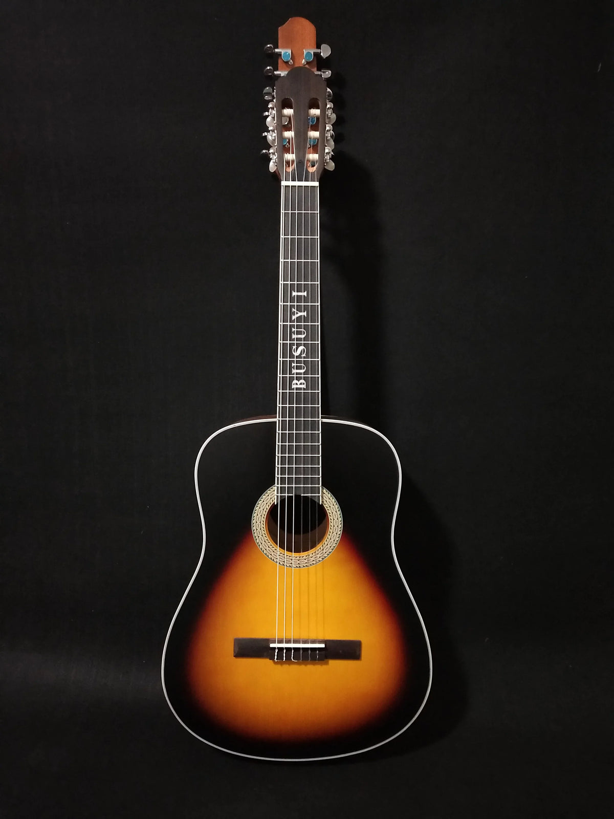 12/6 Neck, Sided Guitar Sunset PT Double 2021 Strings Acoustic Double Busuyi
