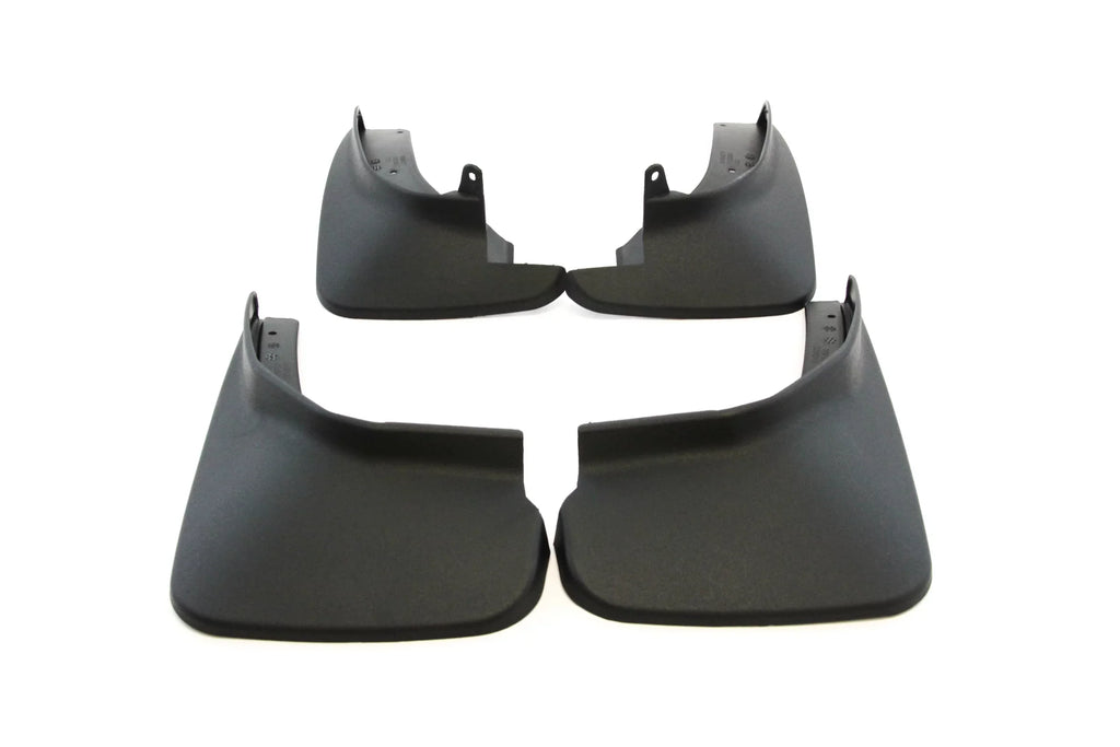 Explorer with Red Set Mud BB5Z-16A550-AA Full Front Rear BB5Z16A550AA Splash 4pc BB5Z16A550BB Flaps Compatible and 2011-2018 Hound Auto Molded Guards