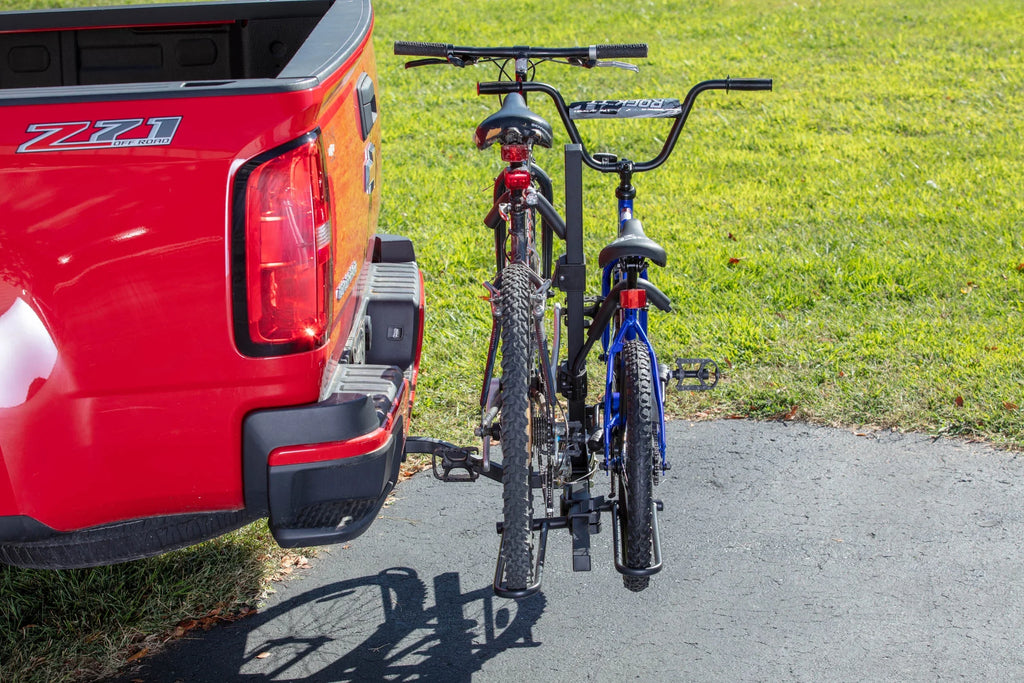 lbs. Tough Hitch-Mount Foldable Rack 2-Bike Capacity 80 Platform Hyper Car 10104071