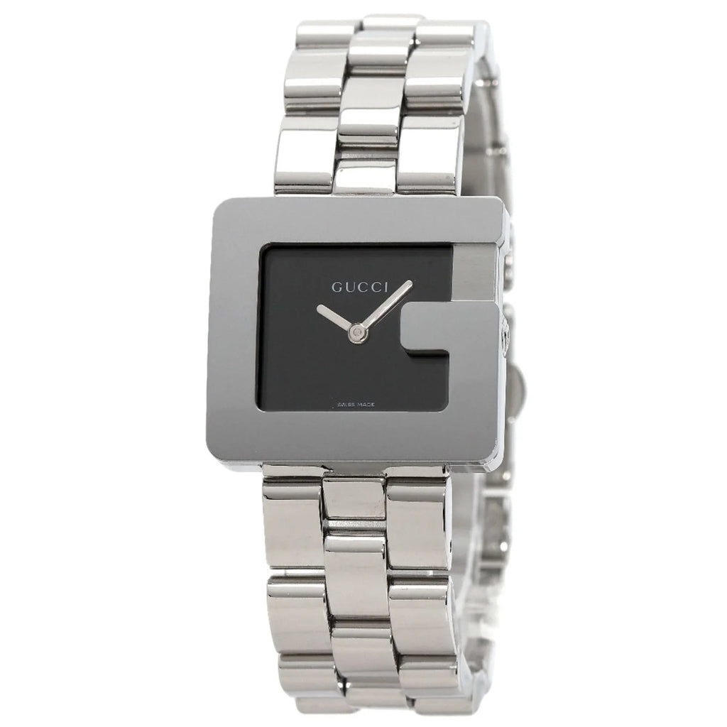 G Boys Square 3600J Steel/SS Stainless Watch Pre-Owned Face (Good)