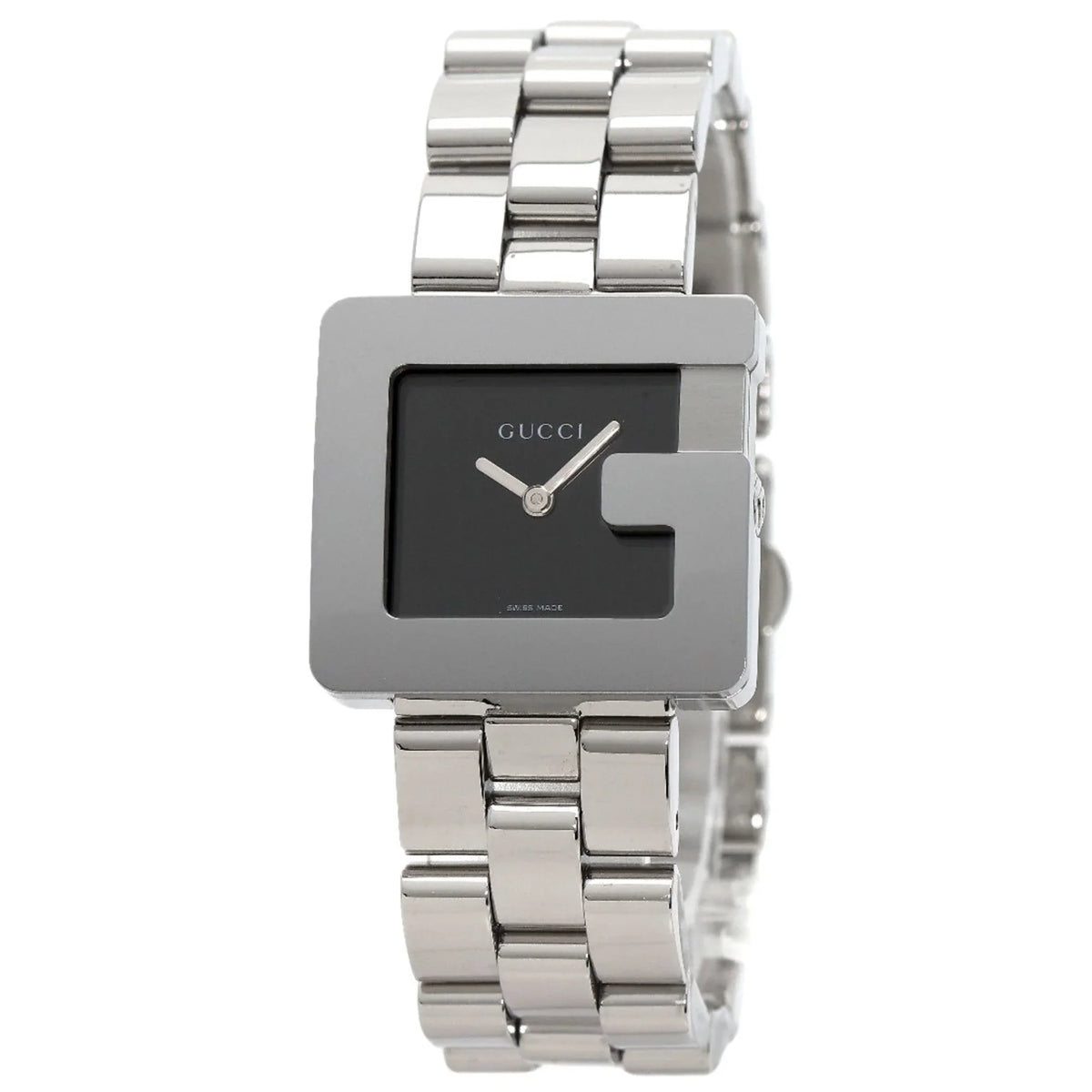 G Boys Square 3600J Steel/SS Stainless Watch Pre-Owned Face (Good)