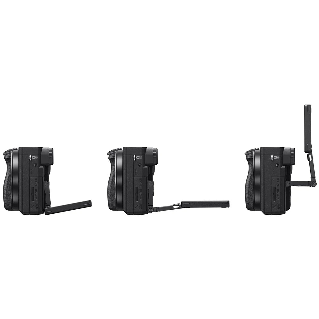 Card, Mirrorless ILCE-6400L Lens Bundle Editing and 16-50mm with Battery Camera 64GB APS-C Kit Video a6400 Interchangeable-Lens with Photo 40.5mm and Camera Suite, Memory Filter Bag, Camera
