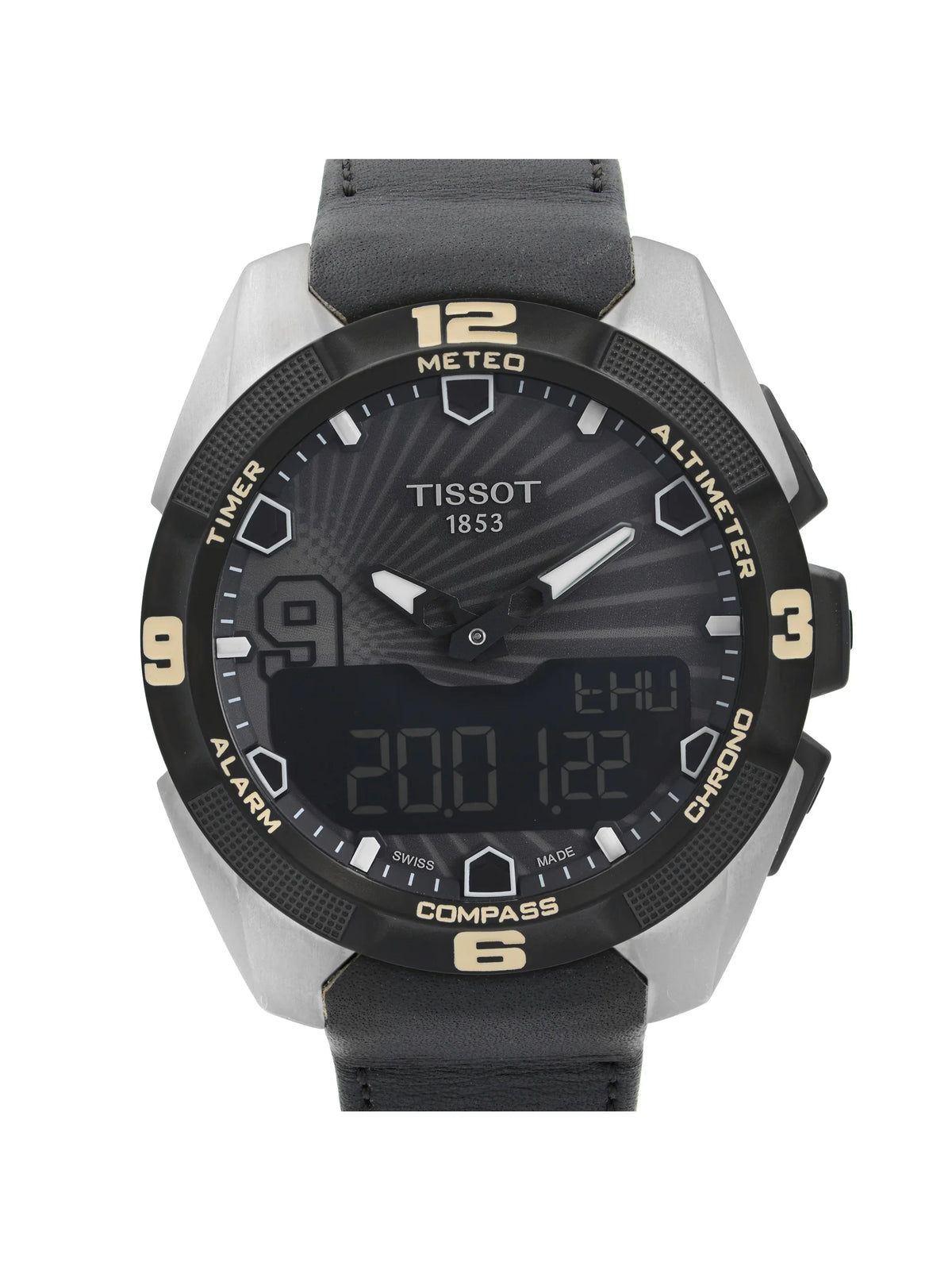 Tony T091.420.46.061.00 Watch Tissot Men Parker Expert T-Touch Solar Black Dial