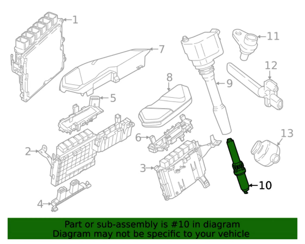 New (2018-2023) Spark 12120054451 Plug Genuine Power OE High