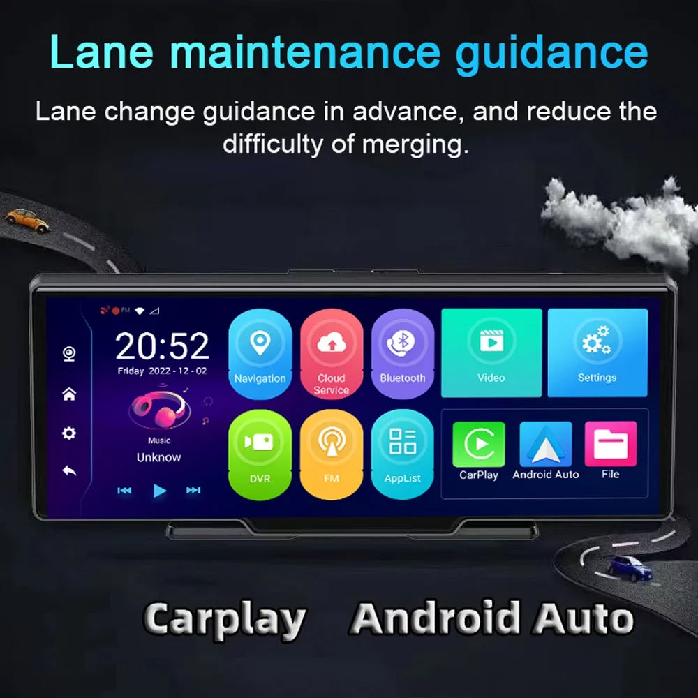 Viewing Dual Camera Degree Angle Night 170 Lens, Multi-language with Pinnaco Wide and Dash DVR,