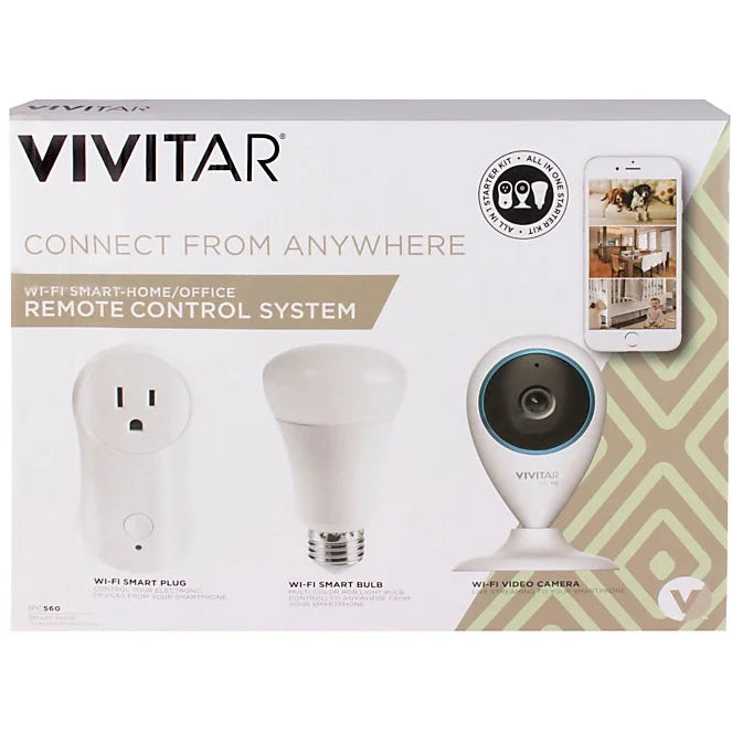Deluxe Kit White Essentials Automation Home Vivitar