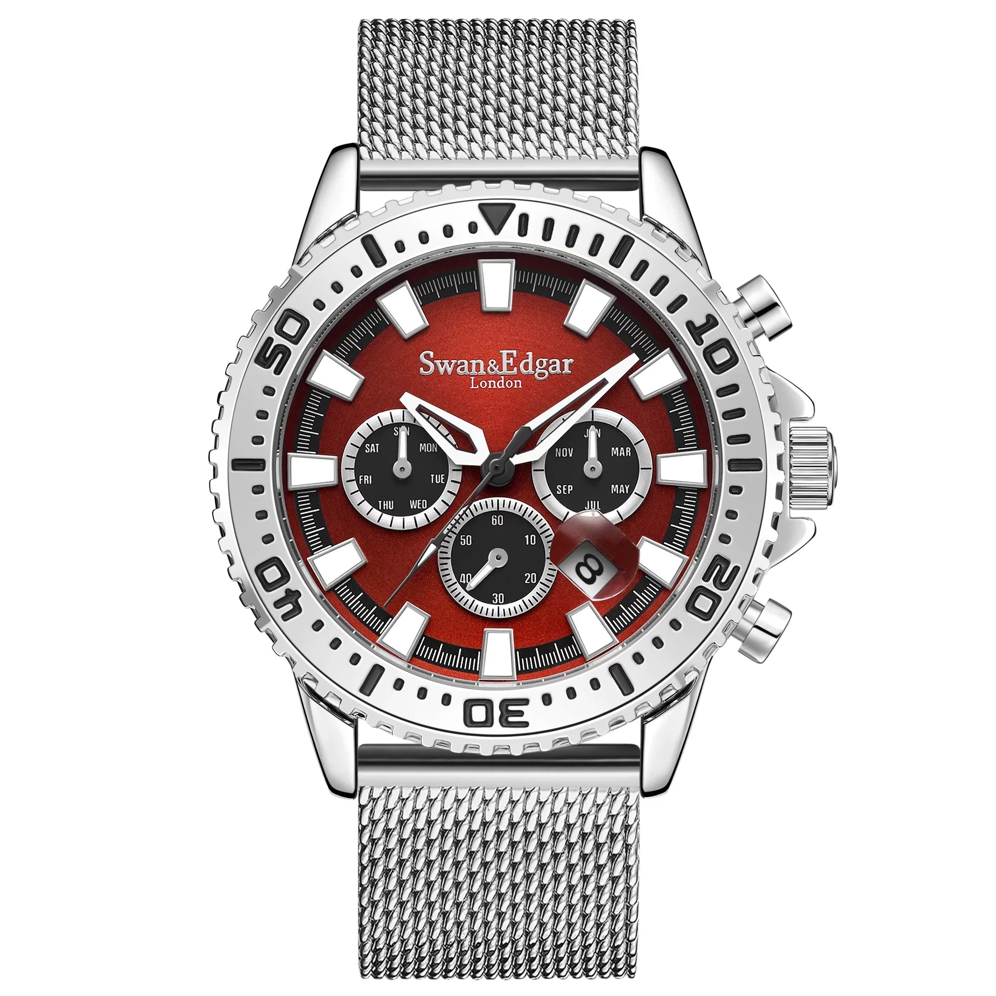 & Steel Edgar Edition Swan Red Automatic Master Hand Assembled Limited