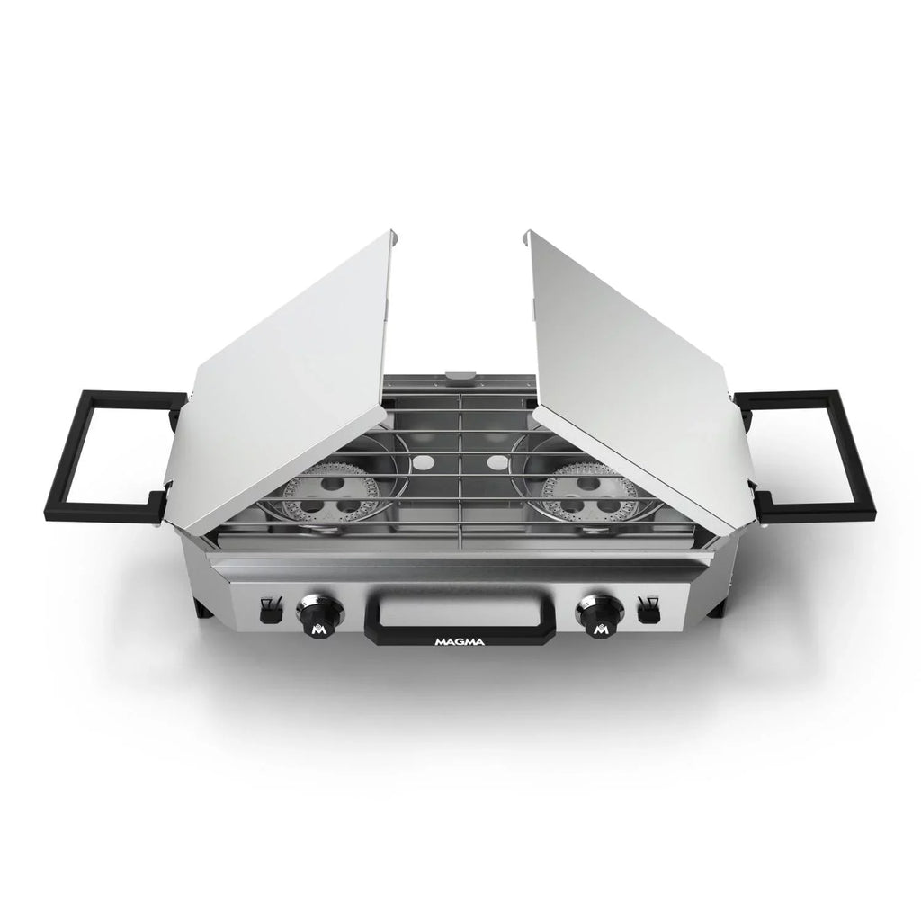 Crossover Griddle With & Top Magma Burner Top Camping Stove Grill Double