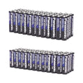 '+ Panasonic Lot 100 Wholesale Pack Batteries AAA 200 100 AA Duty Batteries Heavy