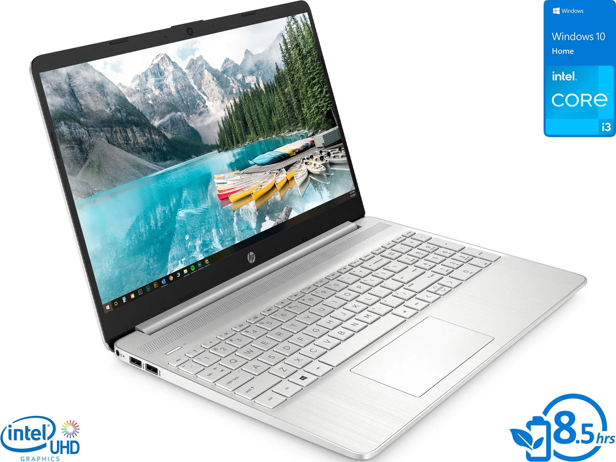 15.6" RAM, S 3.70GHz, Home 15 Laptop, 512GB i3-1125G4 SSD, HP 10 Windows HD Core Bluetooth, 32GB Display, Wi-Fi, HDMI,