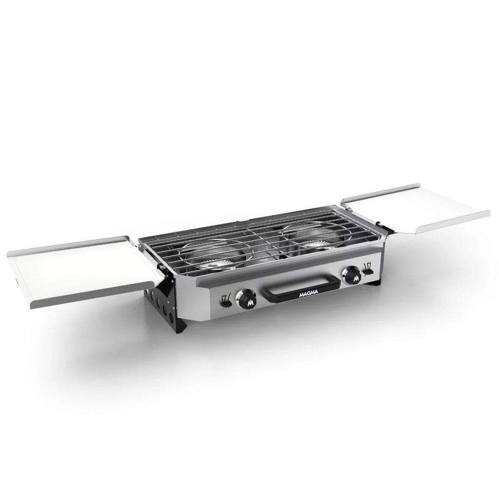 Crossover Griddle With & Top Magma Burner Top Camping Stove Grill Double