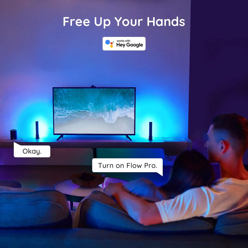 Lighting, Flow New for Pro Sync with Bar Light and Video Feature, PC TV LED and Light Music TV Govee Camera, Bar Ambient