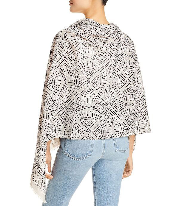 Beige Batik Wrap, Medallion Echo