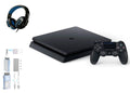 Black, Cleaning Like New Console With 500GB Kit Headset BOLT PlayStation AXTION 2215B Slim 4 Gaming Bundle